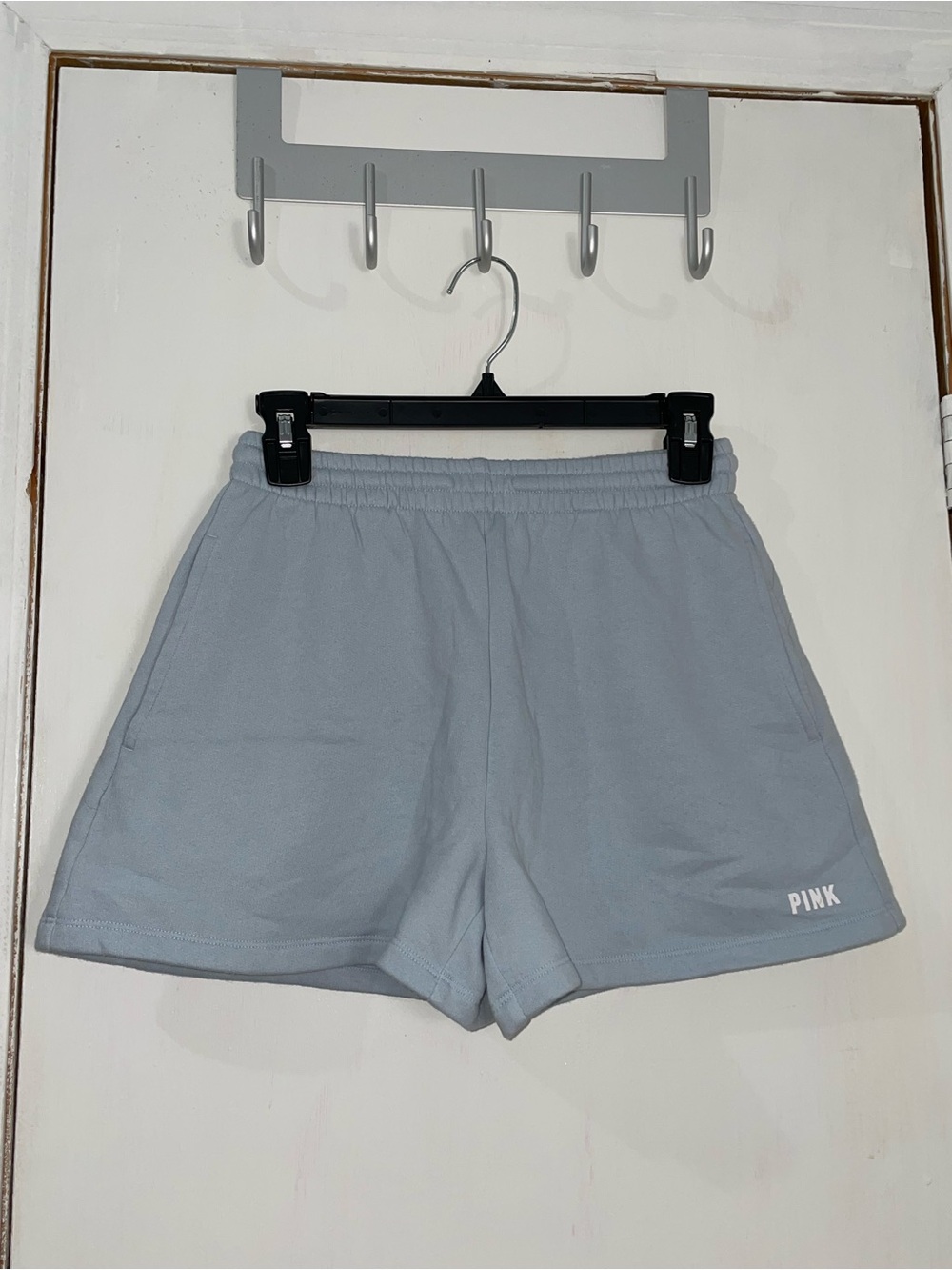 PINK Victoria's Secret Light Gray Athletic Lounge Shorts
